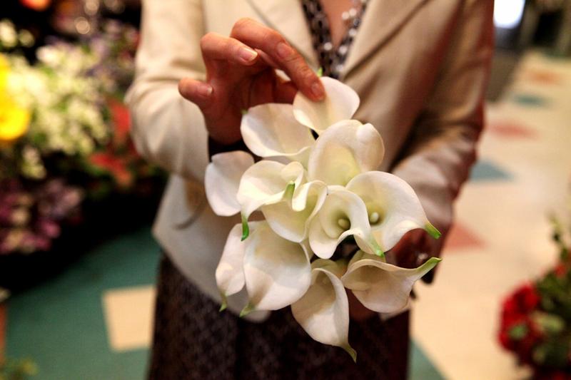Mimi Rasamee says the artificial flower industry spent 20 years trying to make a perfect, convincing calla lilly.